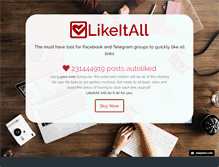 Tablet Screenshot of likeitall.com